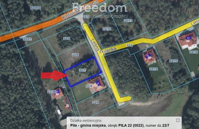 Na sprzedaż działka budowlana ul. Droga Kotuńska