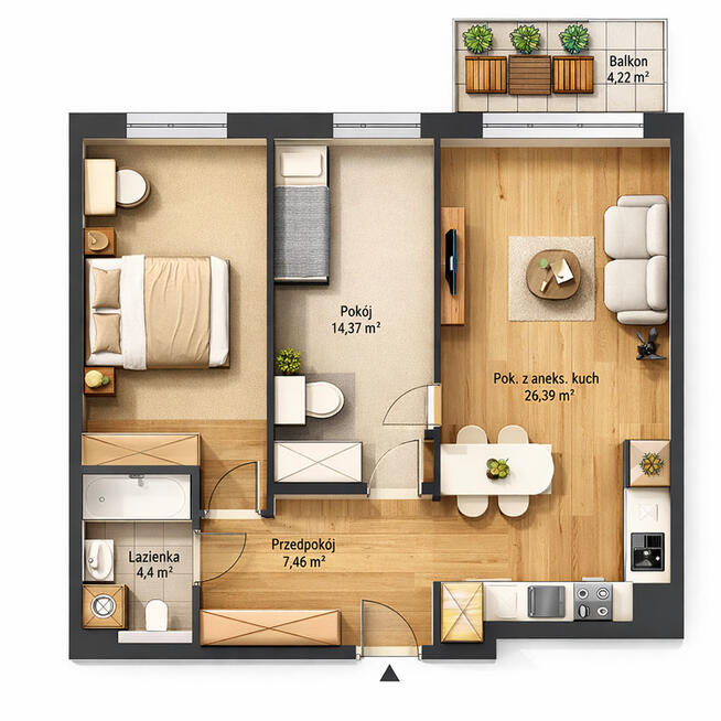 ⭐ 3 pokoje Bytkowska balkon 8m gotowe do odbioru ⭐