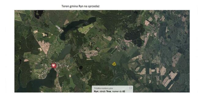 Działka rolna Tros gm. Ryn