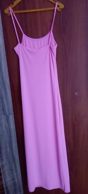 Sukienka damska standard Długa z rozcięciem z boku