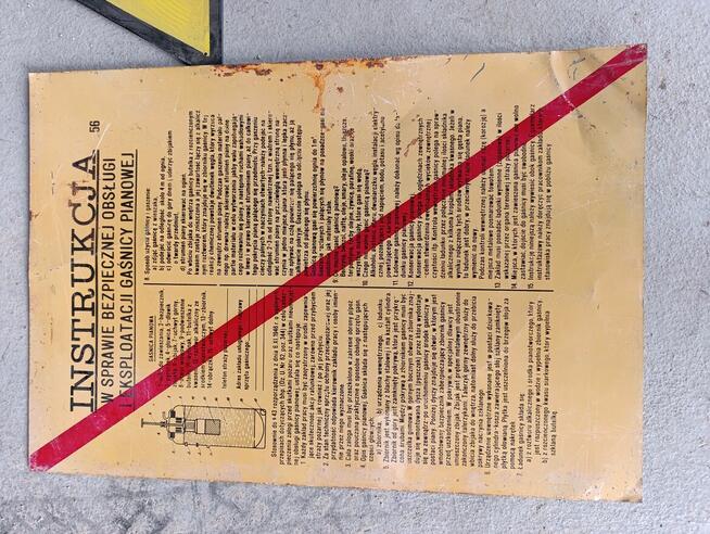 Tablice ostrzegawcze informacyjne PRL