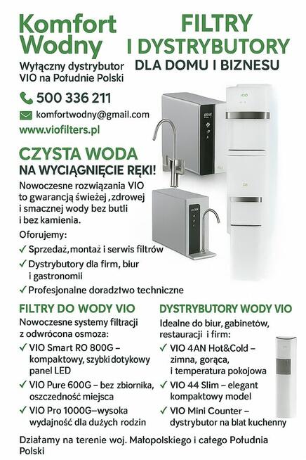 Montaż i sprzedaż filtrów do wody pod zlewowych