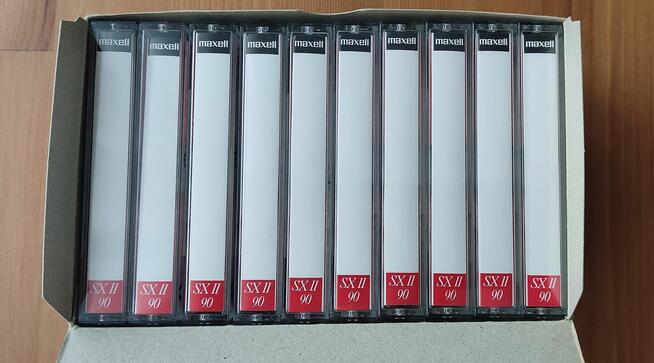 Kasety Maxell SXII 90 - komplet 10 szt!