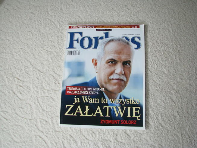 Forbes – miesięcznik 2010, 2015 i Forbes Life 2015r