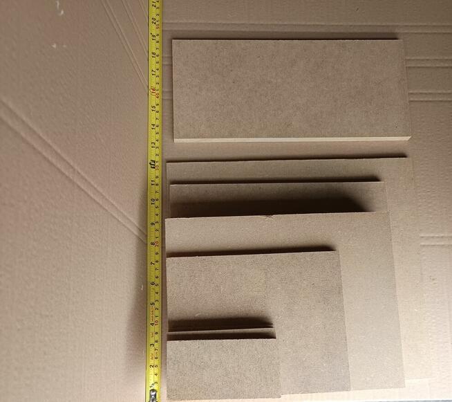Formatki mdf hdf 7 10 mm różne kształty duże ilości