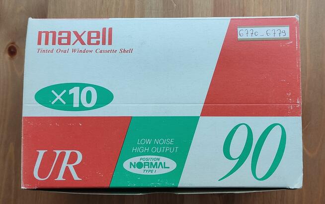 Kasety Maxell SXII 90 - komplet 10 szt!