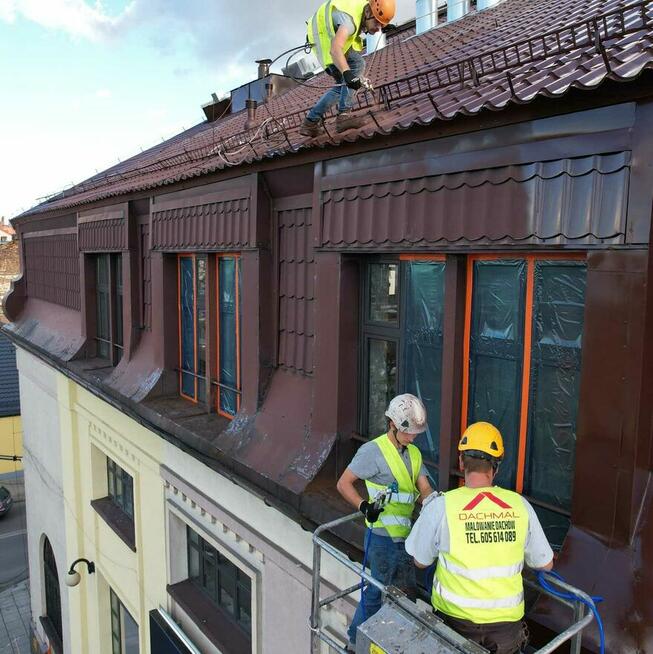 MALOWANIE DACHÓW WISŁA I OKOLICE TEL.605-614-089 dachmal