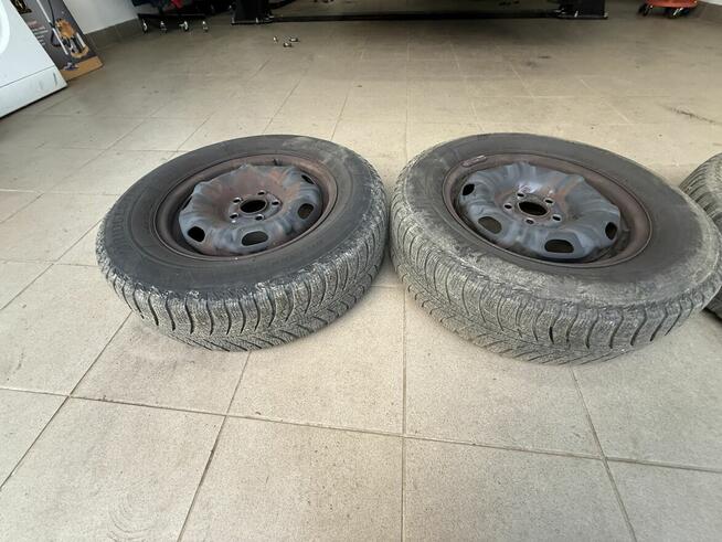 Felgi z oponami zimowymi brigstone r14 185 70 vw polo