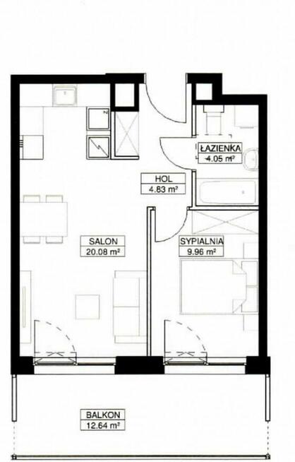 Wynajmę mieszkanie w Gdyni Orlowie 40 m2