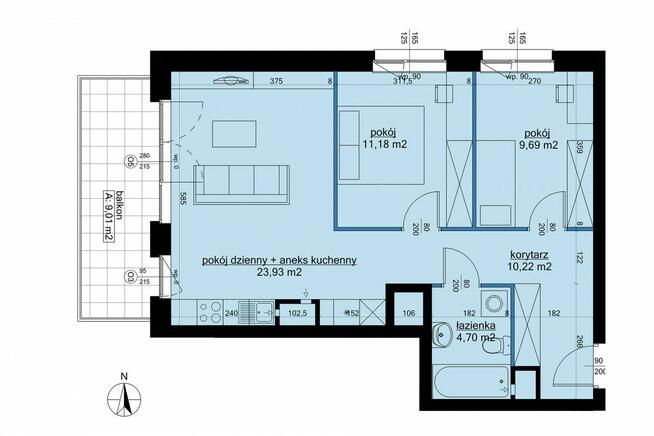 Mieszkanie Poznań gm. Poznań-Stare Miasto Winogrady, Hawelańska