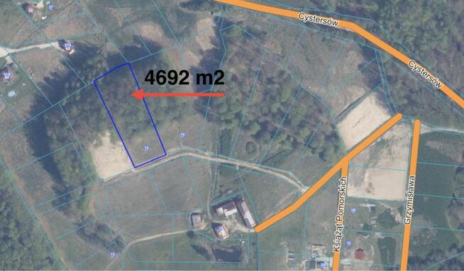 Działka budowlana Trzepowo gm. Przywidz, Cystersów