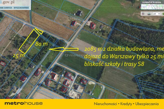 OKAZJA! Działka budowlana pod Radzyminem przy S8