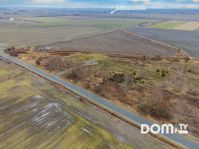 Działka inwestycyjna Jeszkowice gm. Czernica, Wojnowicka