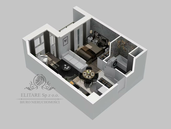 Mieszkanie 33,35m2, loggia, ogrzewanie miejskie/ Kleczków