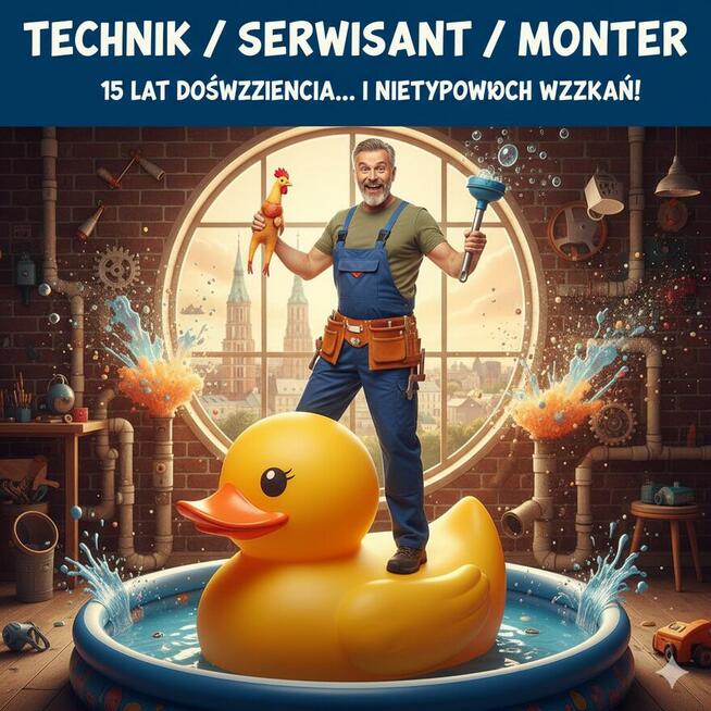 Technik / Serwisant / Monter – 15 lat doświadczenia