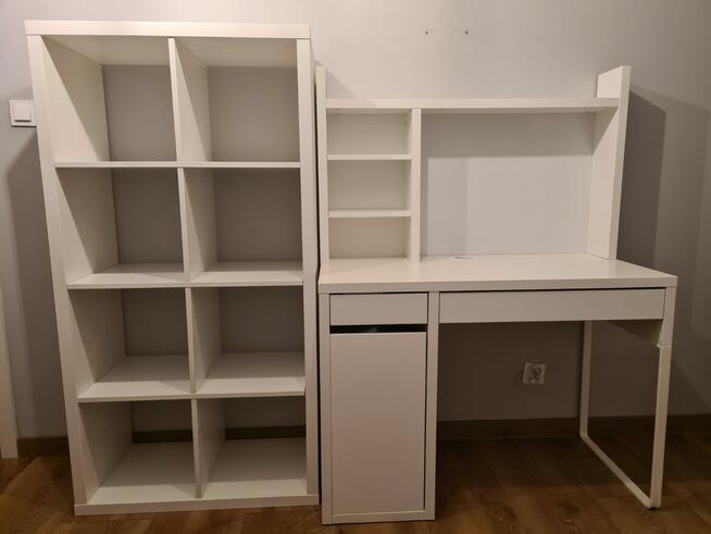 Okazja! Biały komplet mebli IKEA - zestaw do pokoju młodzież