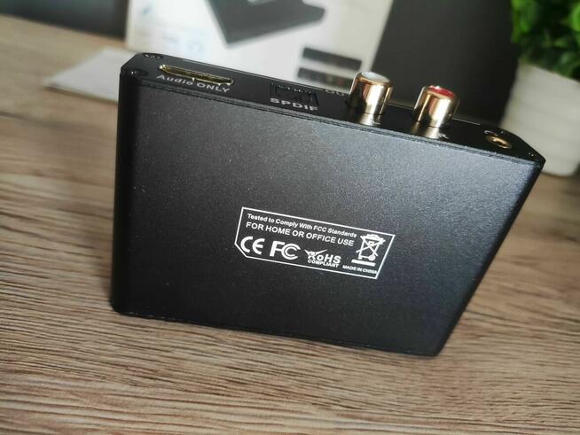 Konwerter ekstrakt Adapter audio HDMI RCA Chinch optyczne