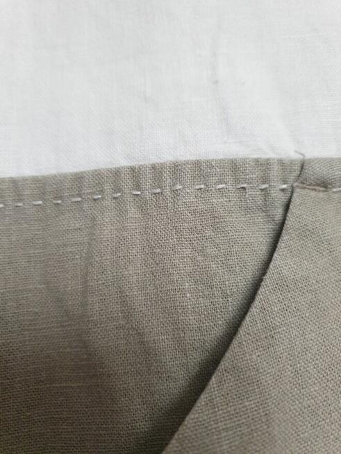 Sukienka letnia szmizjerka M krem khaki len + wiskoza NEXT