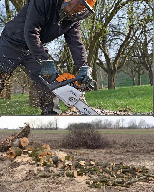 Koszenie nieużytków, trawy, karczowanie, kosiarka bijakowa,