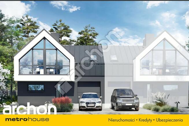 Nowoczesny bliźniak z garażem Sedranki, Olecko