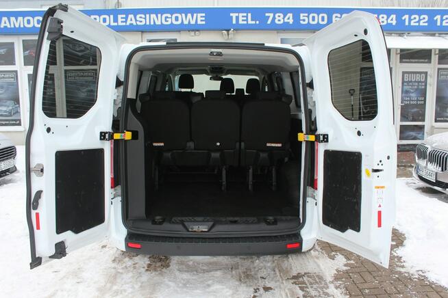 Ford Transit Custom Długi 9-osobowy 130KM SalonPL FV23% Android Tempomat Nowy Rozrząd