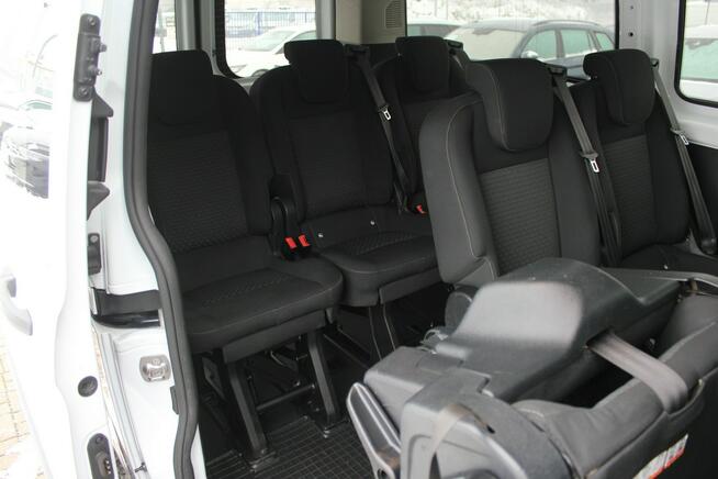 Ford Transit Custom Długi 9-osobowy 130KM SalonPL FV23% Android Tempomat Nowy Rozrząd