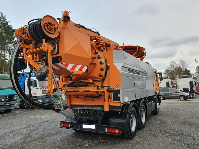 MAN WUKO Wiedemann Super 3000 z recyklingiem 6x4 wynajem WUKO asenizacyjny separator beczka odpady r