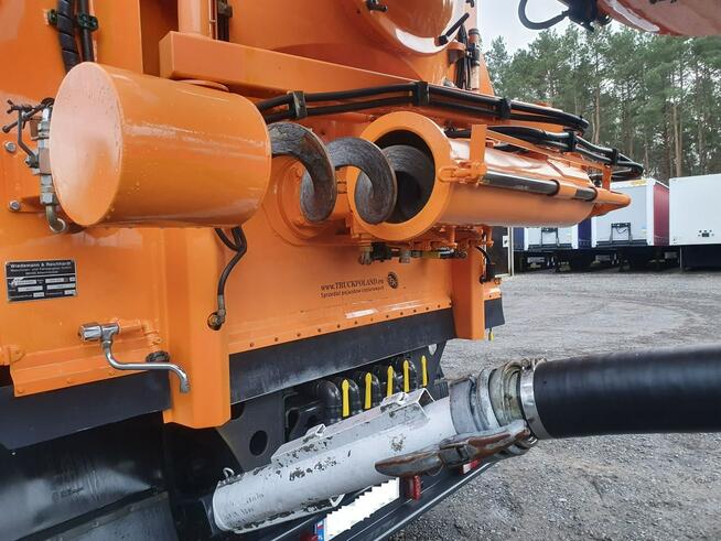 MAN WUKO Wiedemann Super 3000 z recyklingiem 6x4 wynajem WUKO asenizacyjny separator beczka odpady r