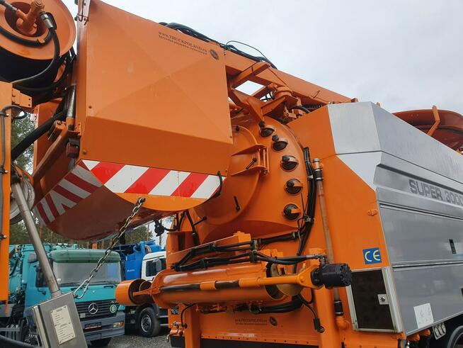MAN WUKO Wiedemann Super 3000 z recyklingiem 6x4 wynajem WUKO asenizacyjny separator beczka odpady r