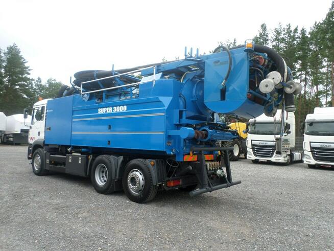 MAN WUKO Wiedemann Super 3000 z recyklingiem PRZEBIEG 53 777 km !!!! wynajem WUKO asenizacyjny separ