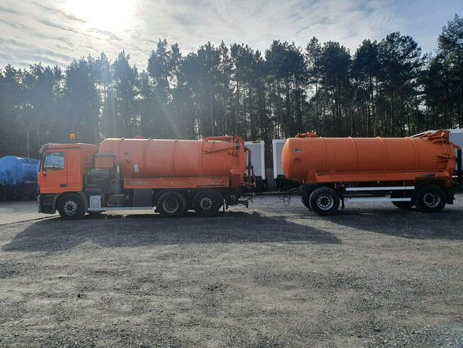 Actros 2531 Kroll + przyczepa asenizacyjna mały bębnen wysokociśnieiow