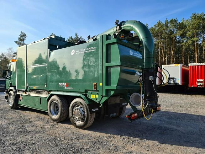 Scania DISAB Saugbagger odkurzacz koparka ssąca substancje sypkie WUKO zasysanie cementu piasku żwir