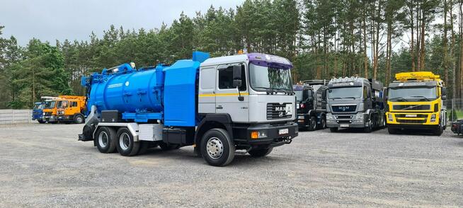 MAN 26.414 WUKO ELEPHANT 6x4 DO CZYSZCZENIA KANAŁÓW WUKO asenizacyjny separator beczka odpady czyszc