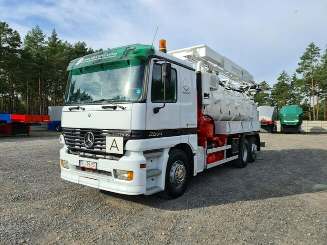 Mercedes ADR WUKO KROLL KOMBI DO CZYSZCZENIA KANAŁÓW ADR asenizacyjny separator beczka odpady czyszc