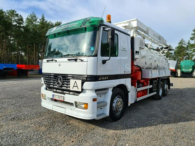 Mercedes ADR WUKO KROLL KOMBI DO CZYSZCZENIA KANAŁÓW ADR asenizacyjny separator beczka odpady czyszc