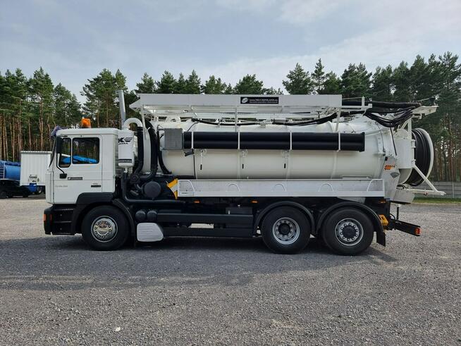 MAN WUKO KROLL KOMBI DO CZYSZCZENIA KANAŁÓW wynajem WUKO asenizacyjny separator beczka odpady