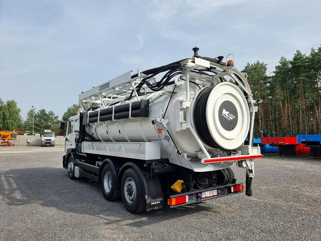 MAN WUKO KROLL KOMBI DO CZYSZCZENIA KANAŁÓW wynajem WUKO asenizacyjny separator beczka odpady