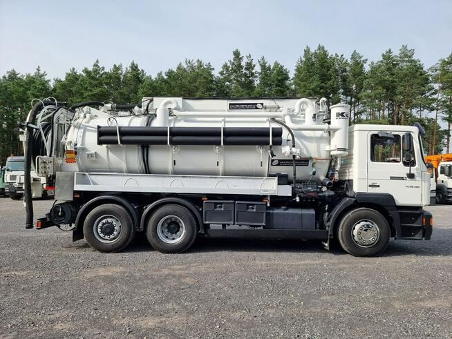 MAN WUKO KROLL KOMBI DO CZYSZCZENIA KANAŁÓW wynajem WUKO asenizacyjny separator beczka odpady