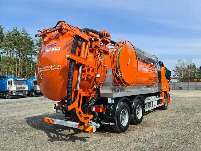 Mercedes 6x4 WUKO KAISER EUR-MARK DO CZYSZCZENIA KANAŁÓW 16000 litrów WUKO asenizacyjny separator be