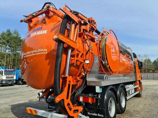 Mercedes 6x4 WUKO KAISER EUR-MARK DO CZYSZCZENIA KANAŁÓW 16000 litrów WUKO asenizacyjny separator be