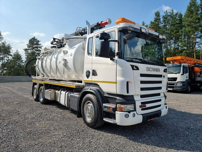 Scania Larsen 4 VAC Ładowarka próżniowa ssąco-nadmuchowa koparka ssąca substancje sypkie odkurzacz