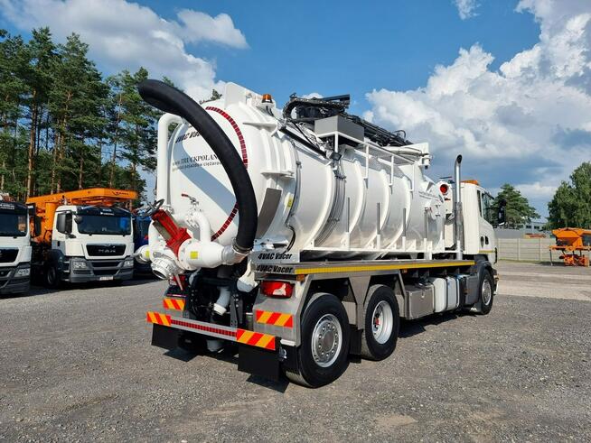 Scania Larsen 4 VAC Ładowarka próżniowa ssąco-nadmuchowa koparka ssąca substancje sypkie odkurzacz