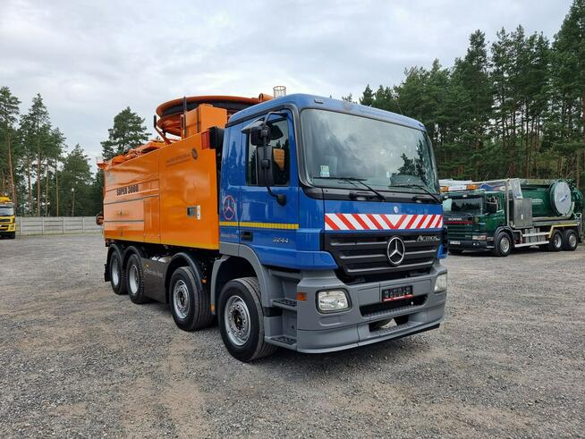 Mercedes 3244 Wiedemann Super 3000 z recyklingiem WUKO 8x4 WUKO asenizacyjny separator beczka odpady
