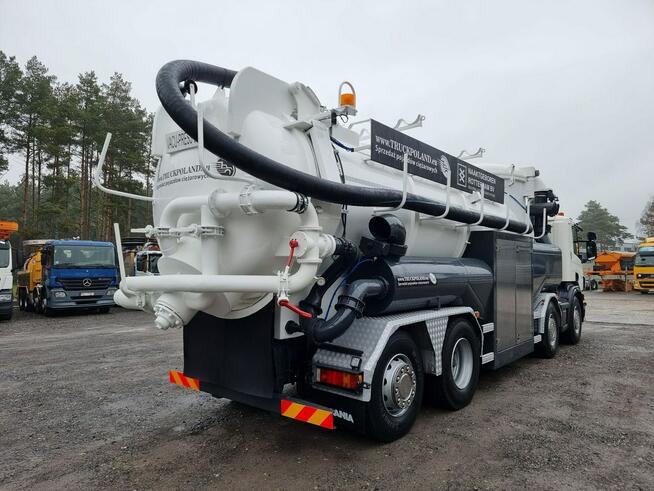 Scania Ładowarka próżniowa ssąco-nadmuchowa Naaktgeboren Vacum Koparka ssąca Vacu-press 8000 wuko Sa