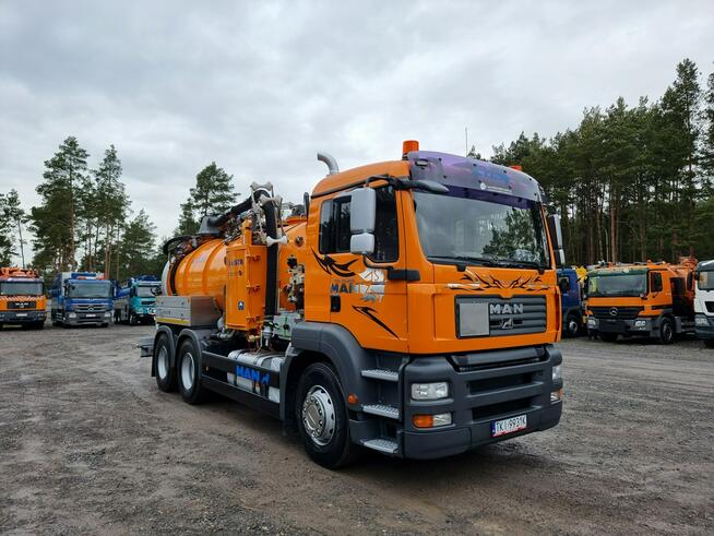 MAN KAISER WUKO RECYKLING DO CZYSZCZENIA KANAŁÓW KOMBI asenizacyjny separator beczka odpady czyszcze