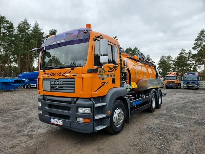 MAN KAISER WUKO RECYKLING DO CZYSZCZENIA KANAŁÓW KOMBI asenizacyjny separator beczka odpady czyszcze