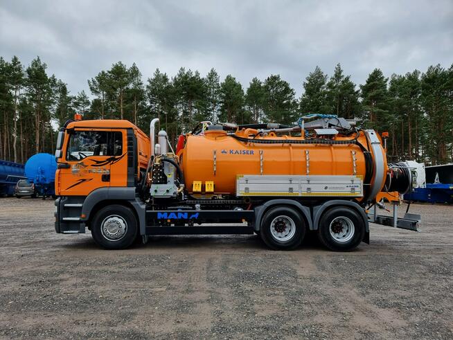 MAN KAISER WUKO RECYKLING DO CZYSZCZENIA KANAŁÓW KOMBI asenizacyjny separator beczka odpady czyszcze