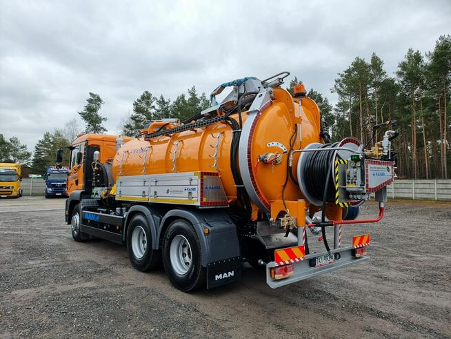 MAN KAISER WUKO RECYKLING DO CZYSZCZENIA KANAŁÓW KOMBI asenizacyjny separator beczka odpady czyszcze