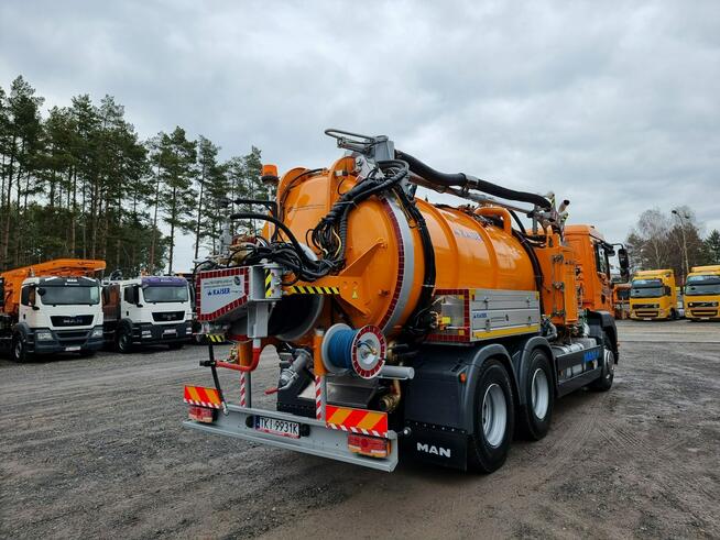 MAN KAISER WUKO RECYKLING DO CZYSZCZENIA KANAŁÓW KOMBI asenizacyjny separator beczka odpady czyszcze