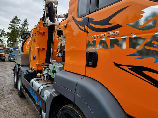 MAN KAISER WUKO RECYKLING DO CZYSZCZENIA KANAŁÓW KOMBI asenizacyjny separator beczka odpady czyszcze